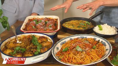 Celebrity chef reveals affordable family sized recipes.