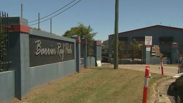 A man has died in an accident at a pool firm near Brisbane.