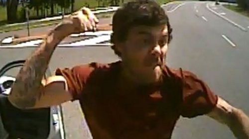 Police are hunting a man after an alleged road rage attack at Caboolture. (Queensland Police Service)