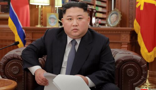 In a New Year's message, Kim hinted at a possible cap on nuclear weapons production if the US took equivalent steps.