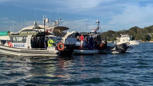 Woman injured in boat crash north of Sydney
