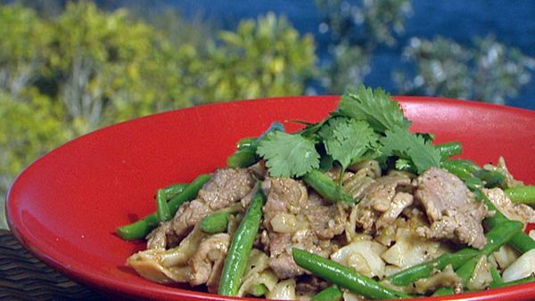 Lemongrass & pork stir-fry