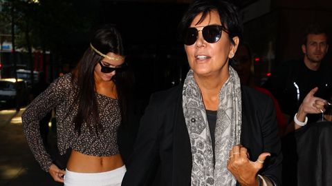 Kardashian mum Kris Jenner and daughter Kendall arrive in Sydney