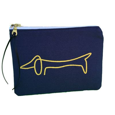 Peppa Penny Purses daschund pouch, $22.99 at <a href="https://www.etsy.com/au/listing/218295312/dachshund-pouch-gold-quote-pouch-zipper?ref=market" target="_blank">Etsy</a> <br />