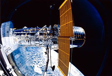When was the Hubble Space Telescope launched?