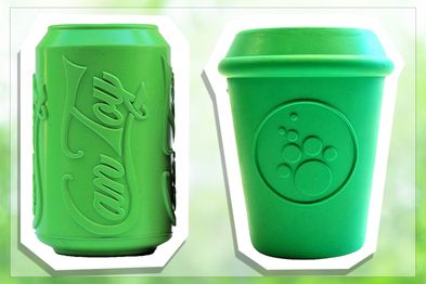 9PR: SodaPup Novelty Chew Toy and Treat Dispensers, Drink Can and Takeaway Cup