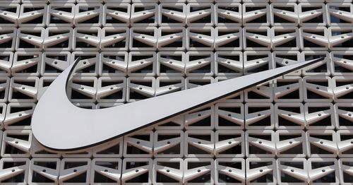 Nike logo at a store in Miami Beach