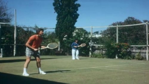 Remember those tennis racquets? Picture: State Library of Queensland Reel Rescue