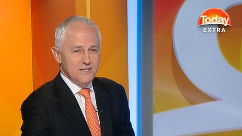 Malcolm Turnbull on Today Extra. (9NEWS)