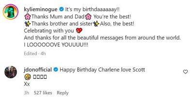 Jason Donovan's cheeky message to Kylie Minogue on her birthday