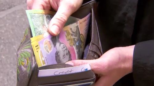 There was $1000 stashed in the wallet. (9NEWS)