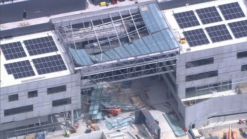 Curtin University wall ceiling collapse