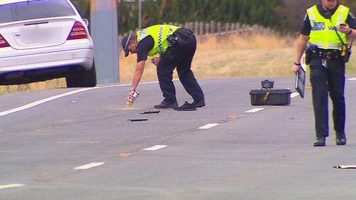 Major crash spent the day at the scene after the collision at 4am.