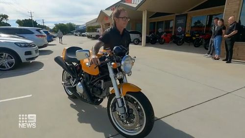 Heath Ledger bike