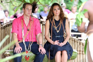 Prince Kate and William in the Solomon Islands