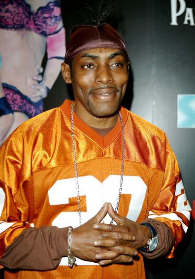 BEVERLY HILLS, CA - FEBRUARY 1: Muscian Coolio, arrives at the First Annual Lingerie Bowl party presented by PartyPoker.com at the Le Meridian Beverly Hills on February 1st, 2004 in Beverly Hills, California.  (Photo by Frazer Harrison/Getty Images For Horizon Productions) *** Local Caption *** Coolio