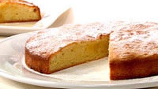 Lemon infused olive oil cake