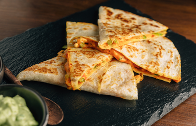 Quesadillas stock image