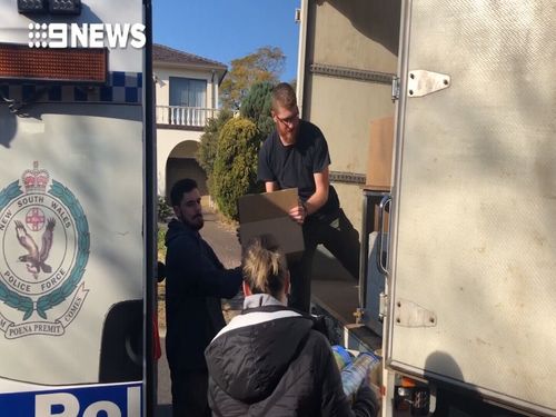 Officers from Strike Force Dungv executed a search at two Carlingford properties.