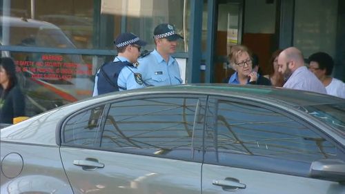 Police are now on scene at the four Sydney hospitals. (9NEWS)