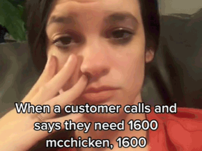 A McDonald's staff member shared the insanely large order request she received from a customer who ordered more than 6,400 food items.