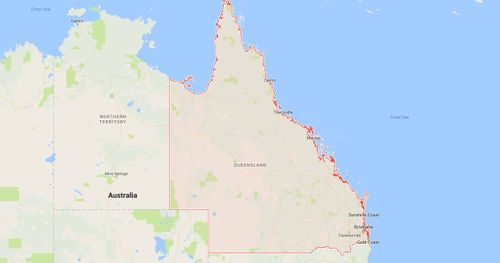 The racist location names appear nine times across Queensland. (Google Maps)