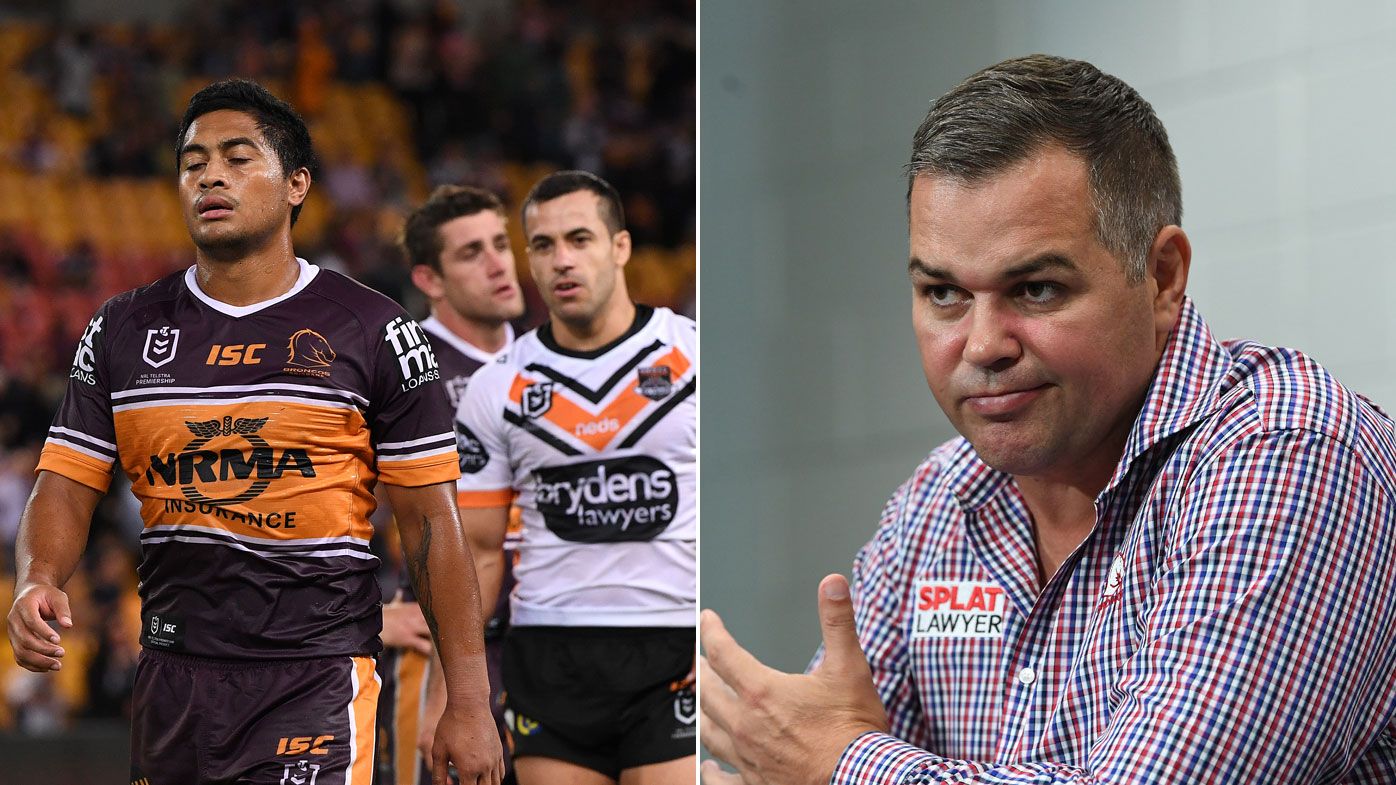 Broncos' coach Anthony Seibold slams critics after loss to Tigers