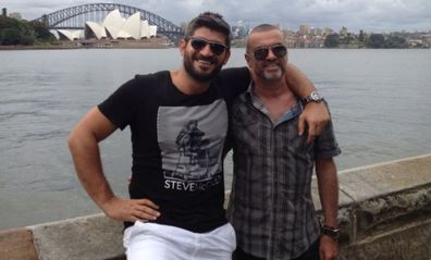 George Michael and Fadi Fawaz 