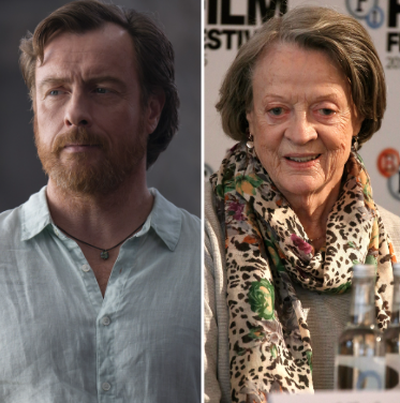 Toby Stephens and Maggie Smith