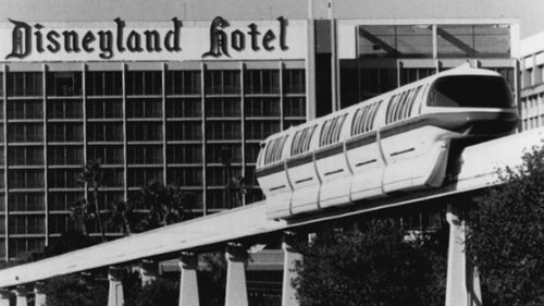 Disneyland Monorail System in 1991