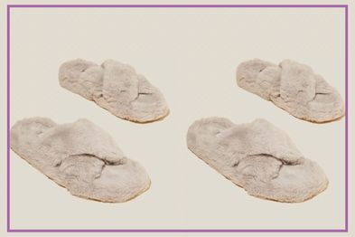 9PR: Cotton On Body Cosy Crossover Slippers﻿
