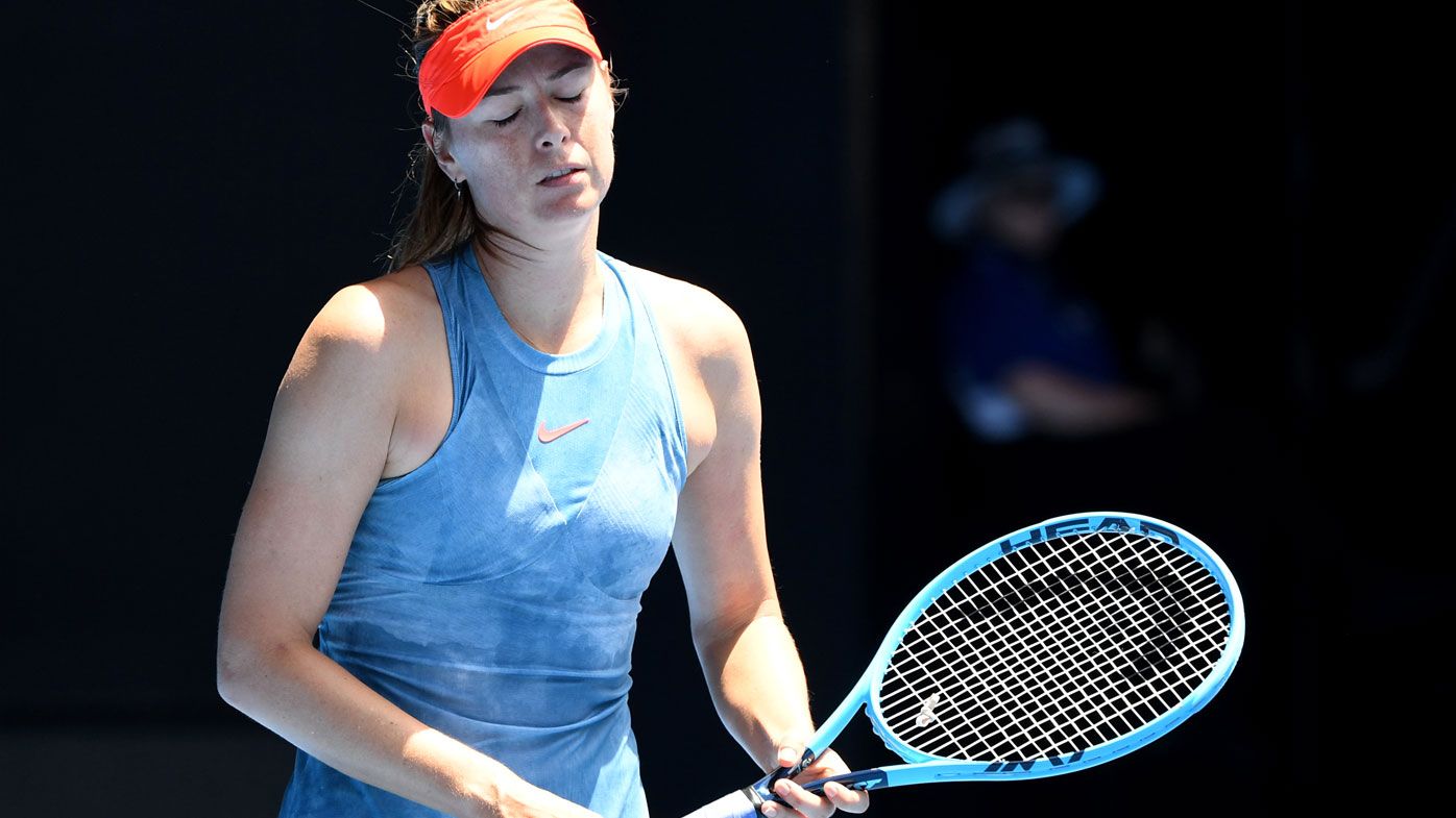 Australian Open: Maria Sharapova labelled a 'cheat' over 'pathetic' toilet break tactic