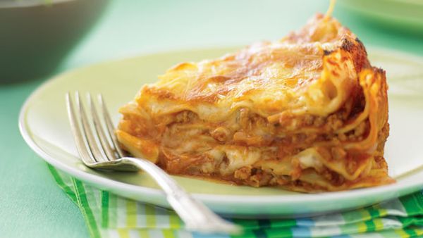 Lasagne pie with pork