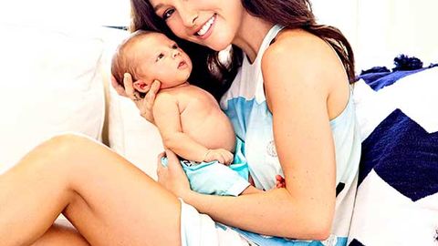 Erin McNaught opens up on drug-free childbirth: 'I caught him and brought him up to my chest'