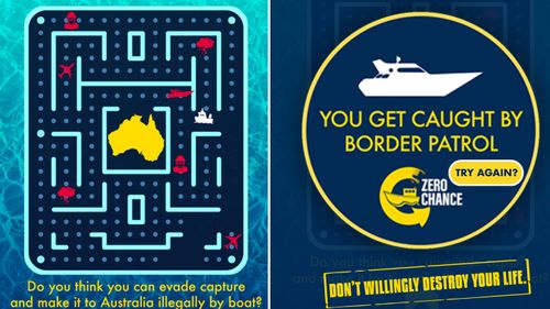 There is no way to win and get to Australia on Border Force interactive computer games.