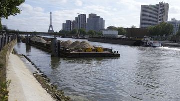 The Seine river flows Friday, June 28, 2024 in Paris