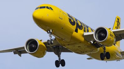 The woman died while on a Spirit Airlines flight in the USA.