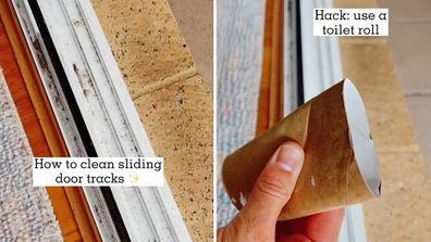 How to clean tracks for sliding doors: Carolina Mccauley shows how