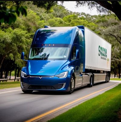 AI Tesla truck