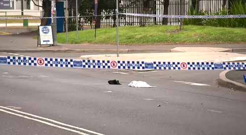 The woman was struck when attempting to cross the road i Waterloo this afternoon.