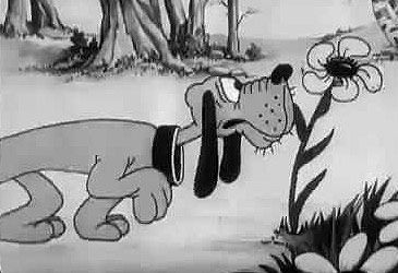 When did Pluto first appear as Mickey Mouse's pet in The Moose Hunt?