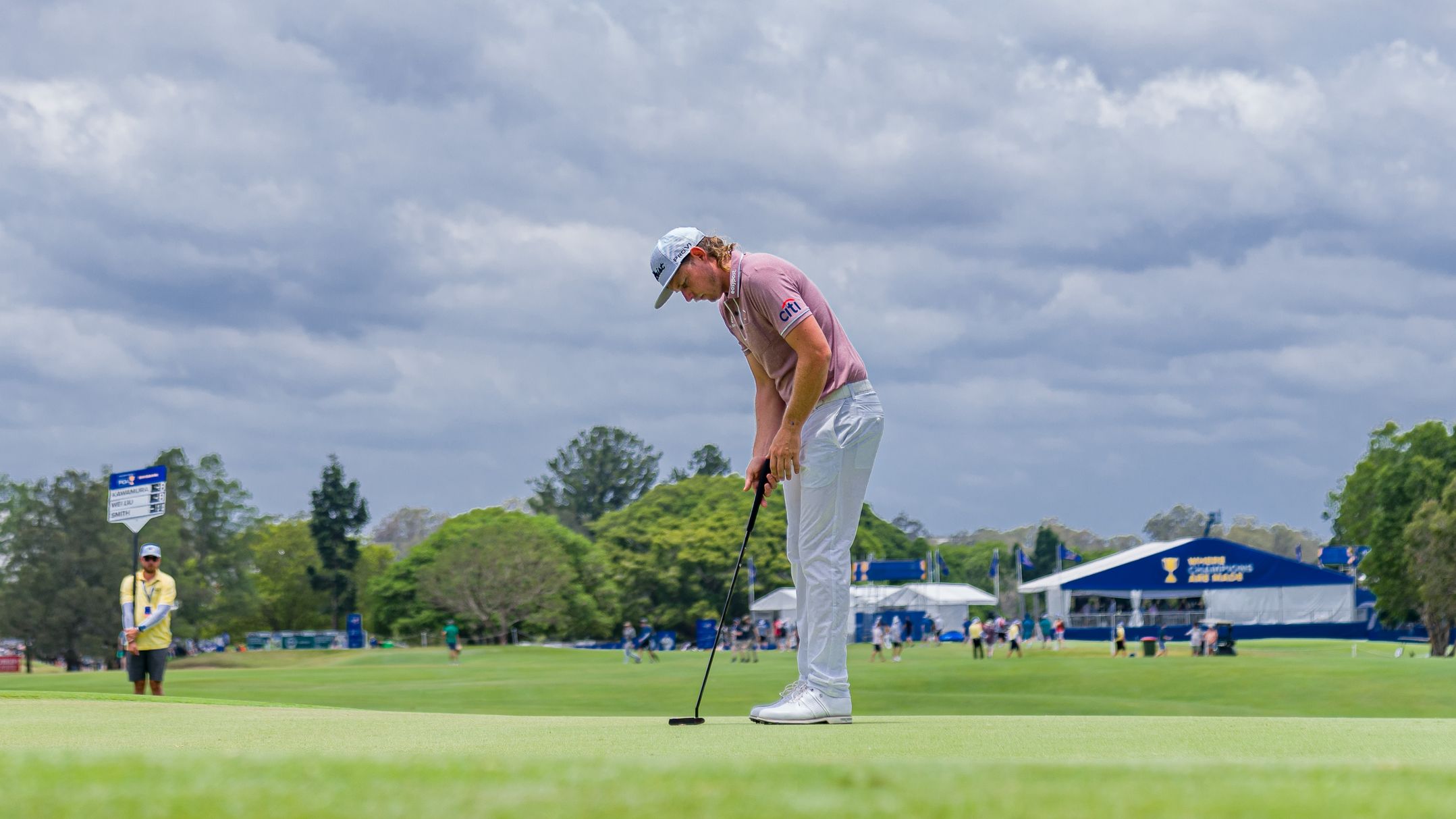Cameron Smith of Australia on the 5th hole during day four of the 2022 Australian PGA Championship at the Royal Queensland.