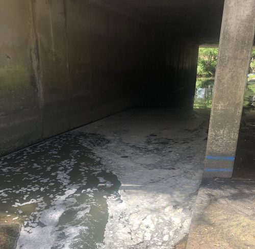The NSW EPA said a blocked trade waste drain on-site led to 1000L to 5000L of contaminated wastewater escaping from a stormwater drain and entering the Cooks River.