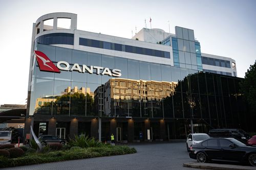 Qantas headquarters at 10 Bourke St, Mascot, Sydney.