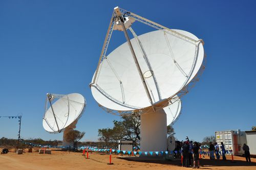 The CSIRO's Australian Square Kilometre Array Pathfinder (ASKAP) has been fitted with new technology to scan the sky. (AAP)