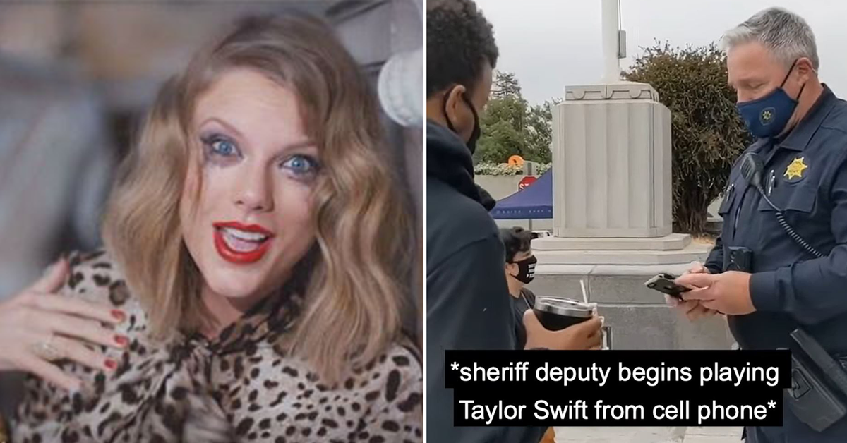 Taylor Swift's 'Blank Space' played by cop hoping BLM activist's video  would get blocked on YouTube - 9Celebrity