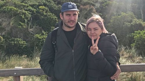 Lana McKenna, pictured with her partner Mitch, was enjoying life and planning for her future before she developed back pain and was diagnosed with stage four cancer.