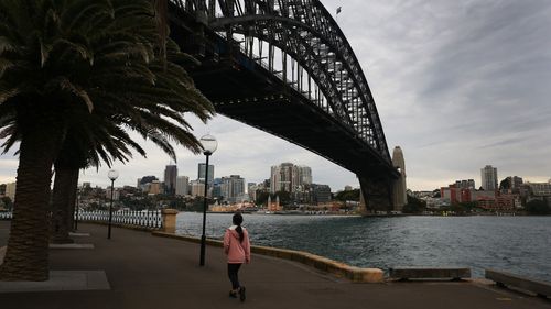 A quiet Sydney as new coronavirus restrictions came into force