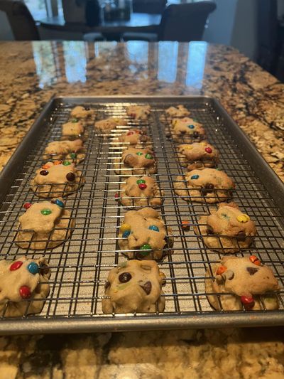 Daughter's attempt to make cookies goes awry