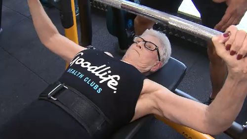Marion Keane, 75, has a strict exercise routine. (9NEWS)